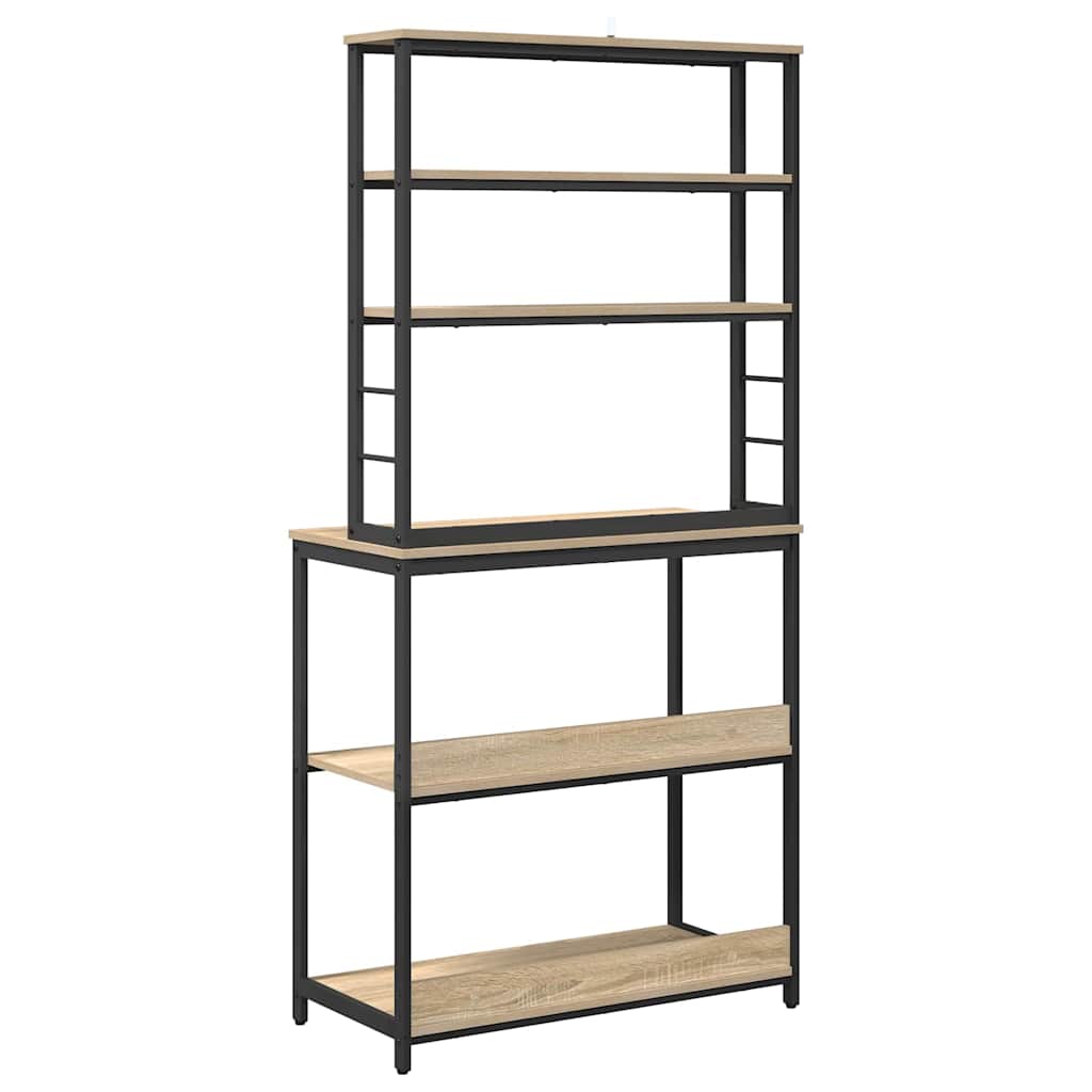 Mensola da cucina Rovere Sonoma 80 x 40 x 168 cm