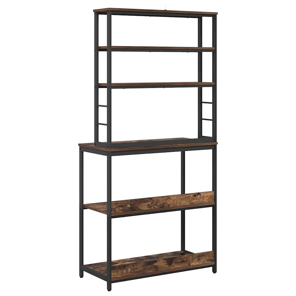 Mensola da cucina Rovere fumé 80 x 40 x 168 cm