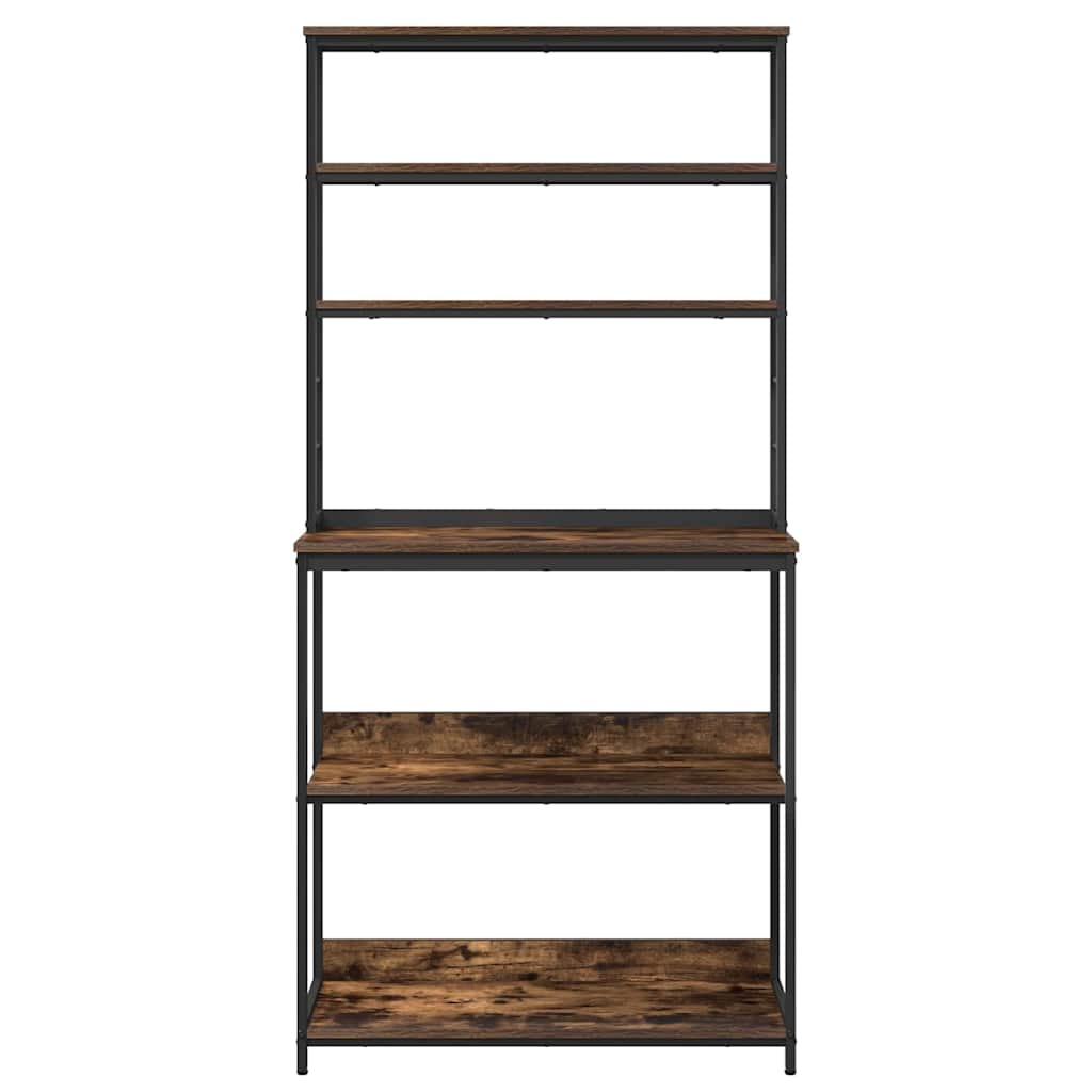 Mensola da cucina Rovere fumé 80 x 40 x 168 cm