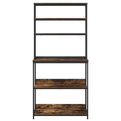 Mensola da cucina Rovere fumé 80 x 40 x 168 cm