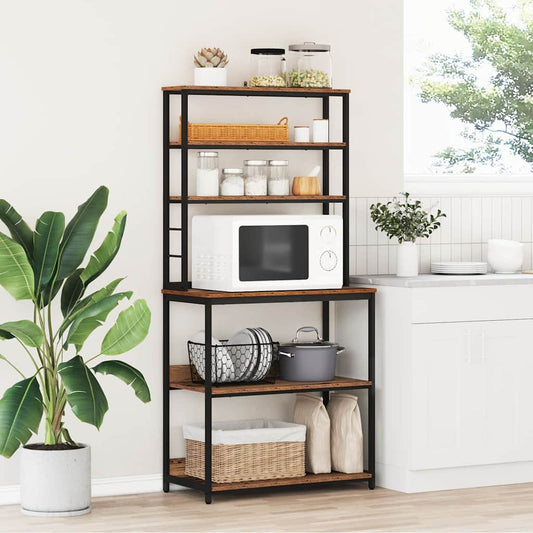 Mensola da cucina Legno vecchio 80 x 40 x 168 cm | homemem39