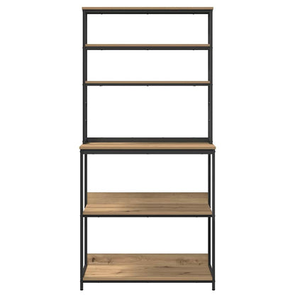 Mensola da cucina Rovere artigianale 80 x 40 x 168 cm