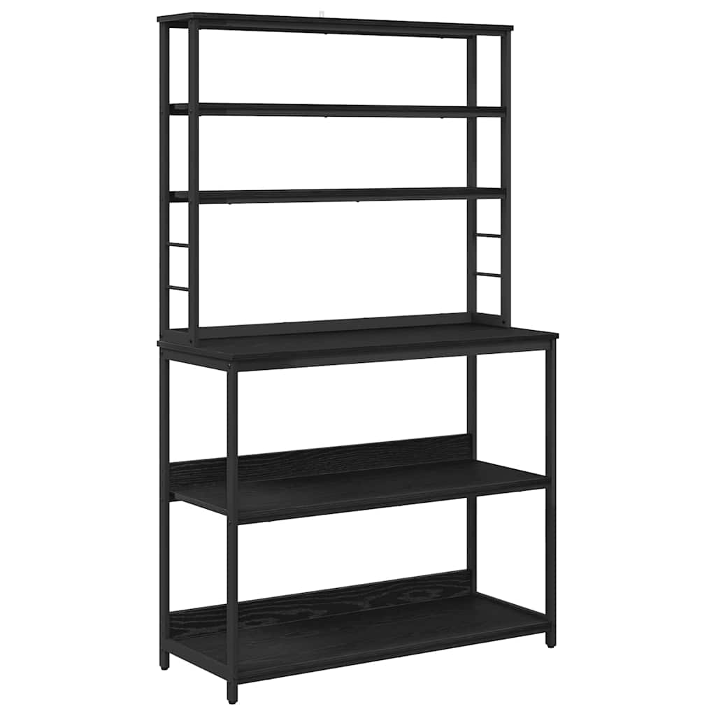 Mensola da cucina Rovere Nero 100 x 40 x 168 cm