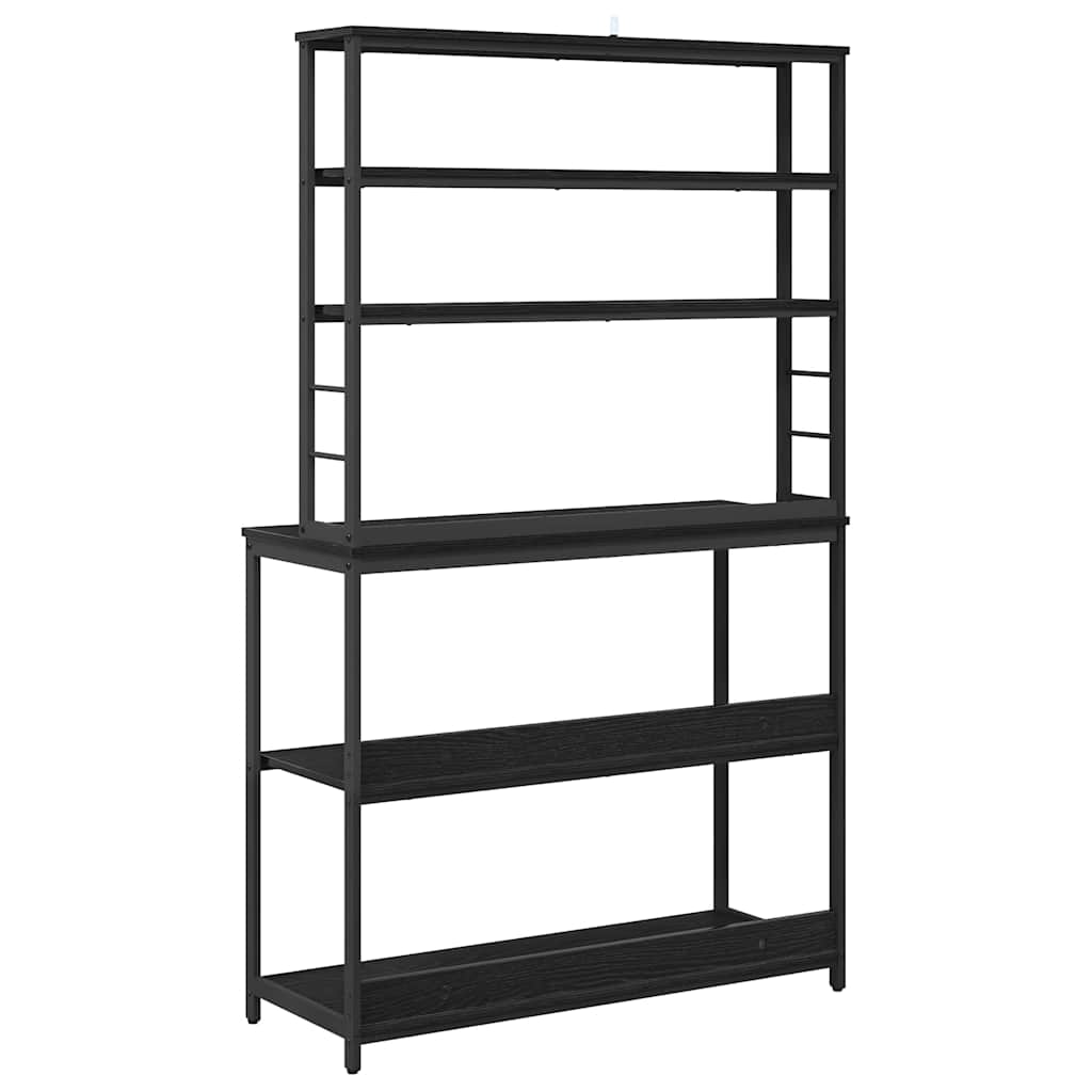 Mensola da cucina Rovere Nero 100 x 40 x 168 cm