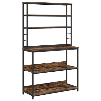 Mensola da cucina Rovere fumé 100 x 40 x 168 cm