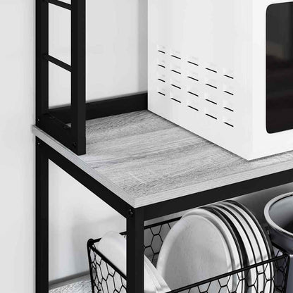 Mensola da cucina Grigio Sonoma 100 x 40 x 168 cm