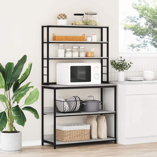 Mensola da cucina Grigio Sonoma 100 x 40 x 168 cm | homemem39