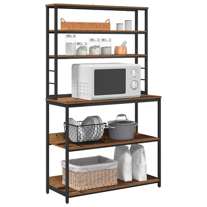 Mensola da cucina Legno vecchio 100 x 40 x 168 cm