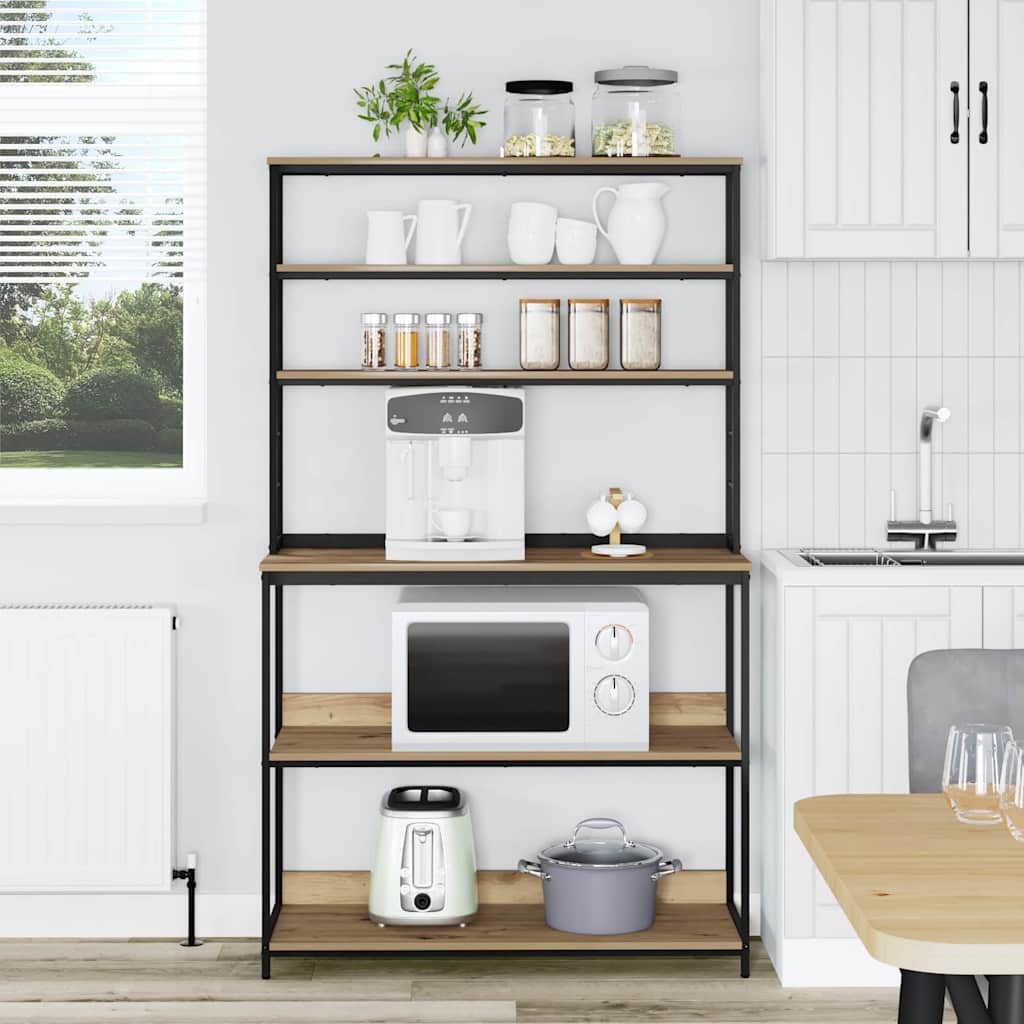 Mensola da cucina Rovere artigianale 100 x 40 x 168 cm