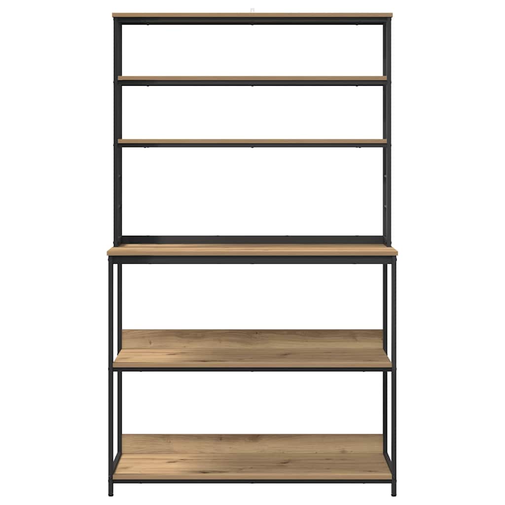 Mensola da cucina Rovere artigianale 100 x 40 x 168 cm