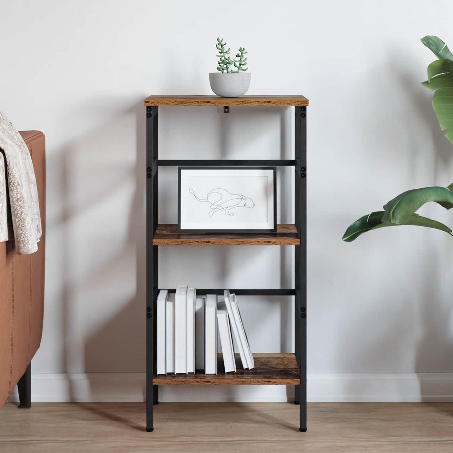 Libreria Legno vecchio 40 x 29,5 x 81 cm Legno multistrato | homemem39