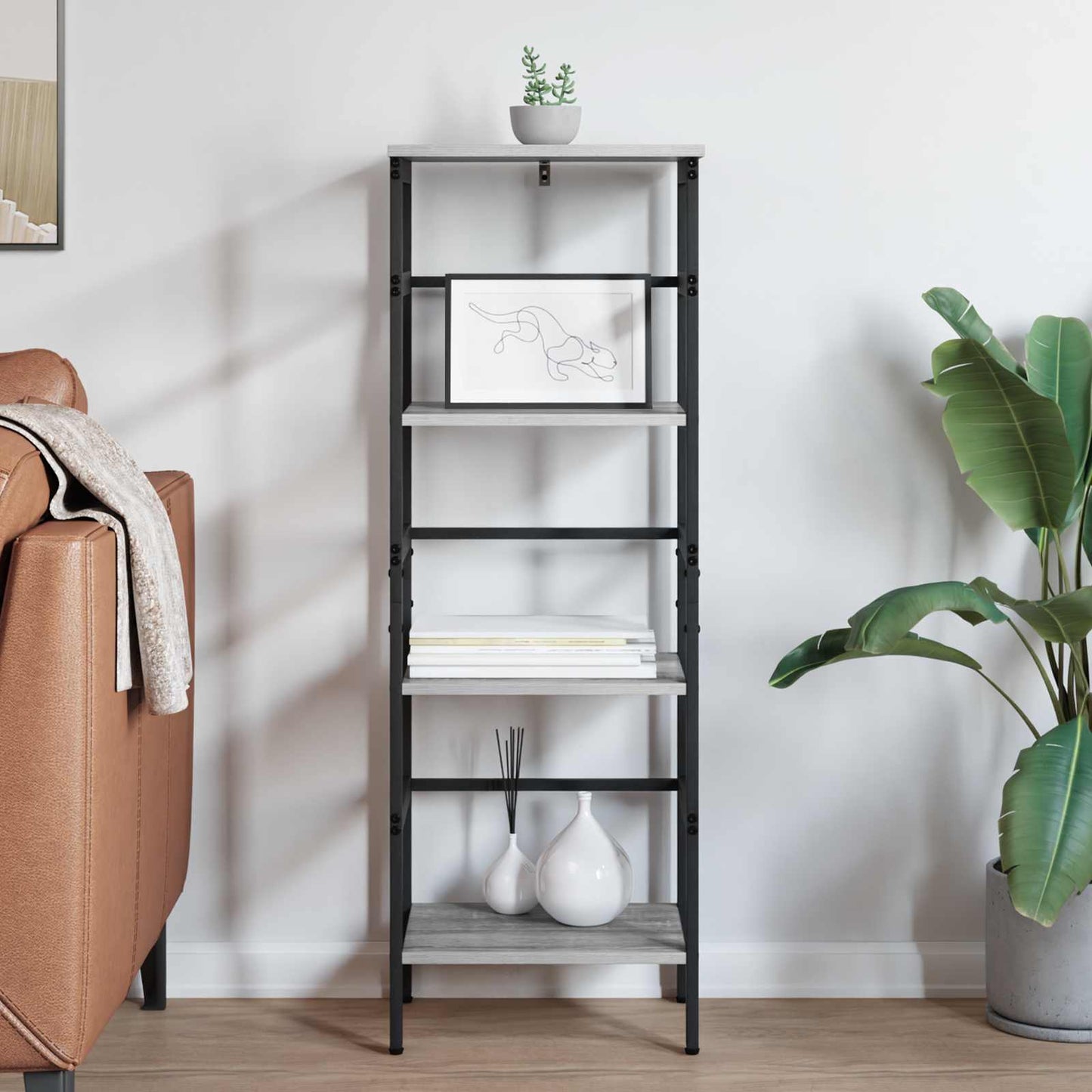 Libreria 3 livelli 40 x 29,5 x 115 cm Legno ingegnerizzato