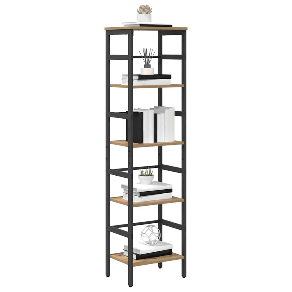 Libreria Rovere artigianale 40 x 29,5 x 149 cm
