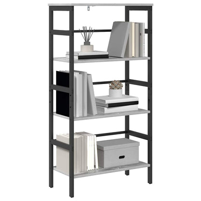Libreria Grigio Sonoma 60 x 29,5 x 115 cm Legno multistrato