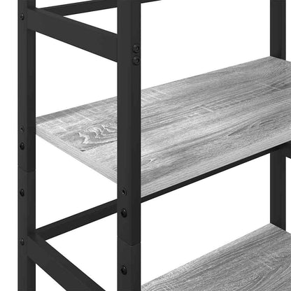 Libreria Grigio Sonoma 60 x 29,5 x 149 cm Legno multistrato | homemem39