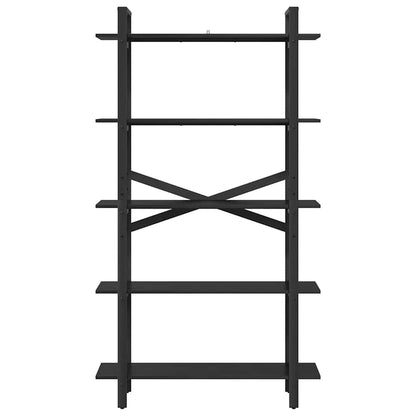 Libreria Rovere Nero 100 x 33,5 x 178 cm Legno multistrato