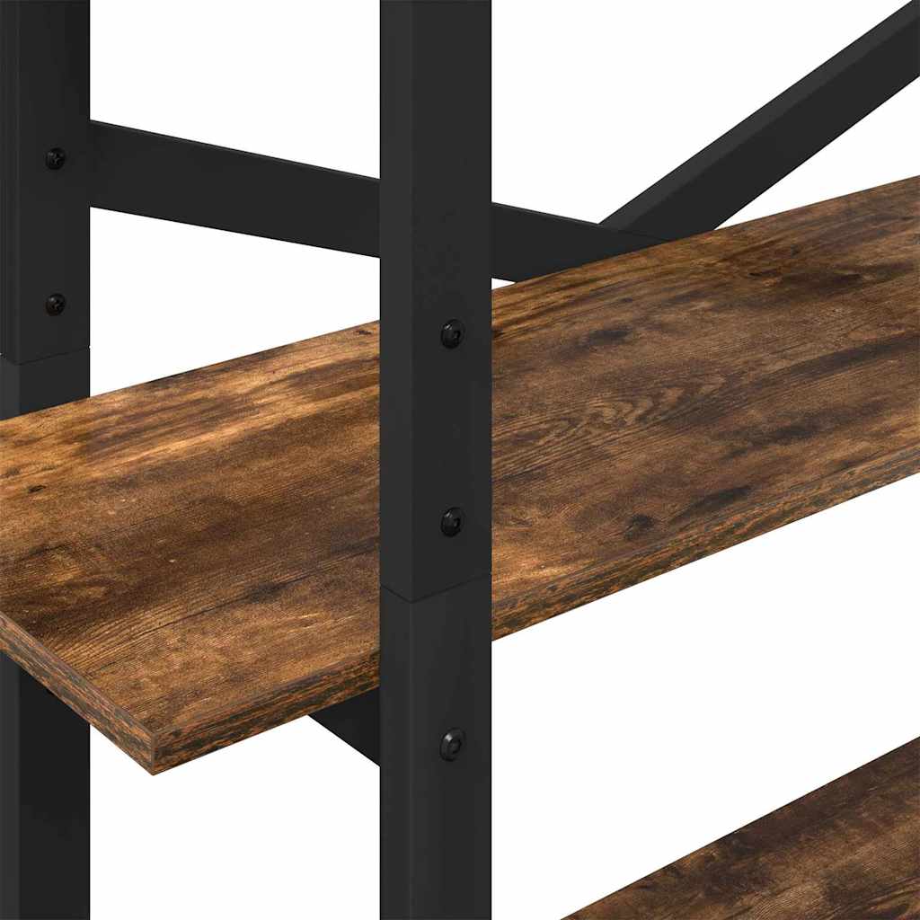 Libreria Rovere fumé 100 x 33,5 x 178 cm Legno multistrato