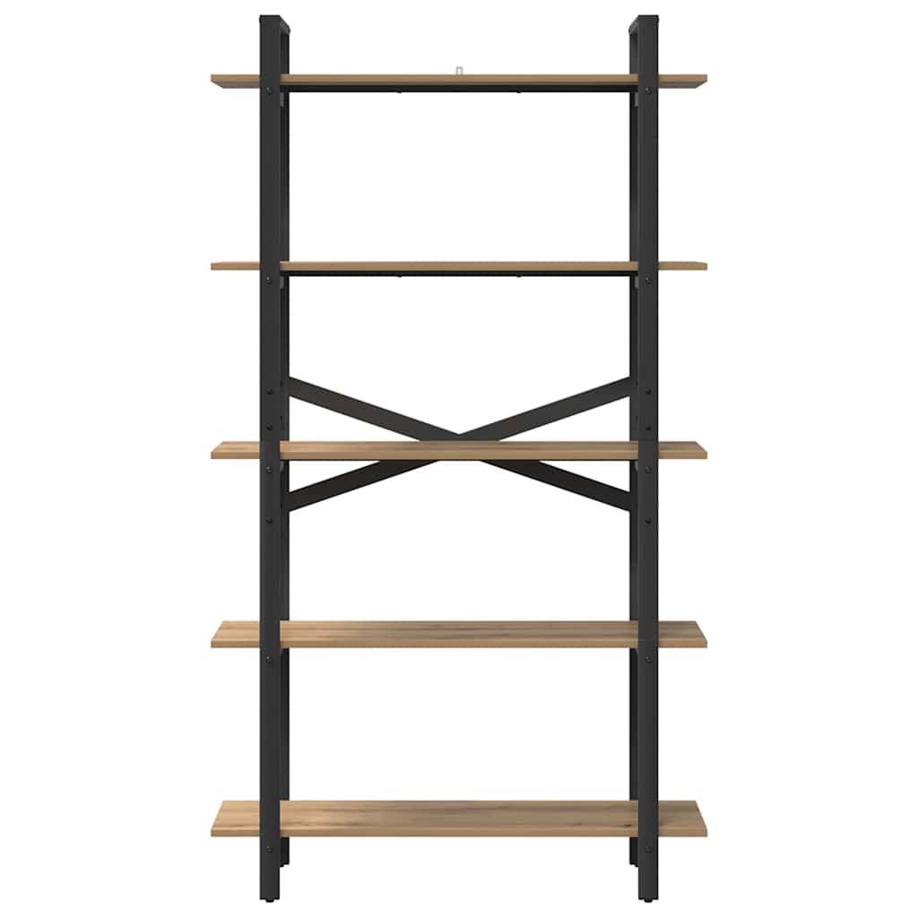 Libreria Rovere artigianale 100 x 33,5 x 178 cm