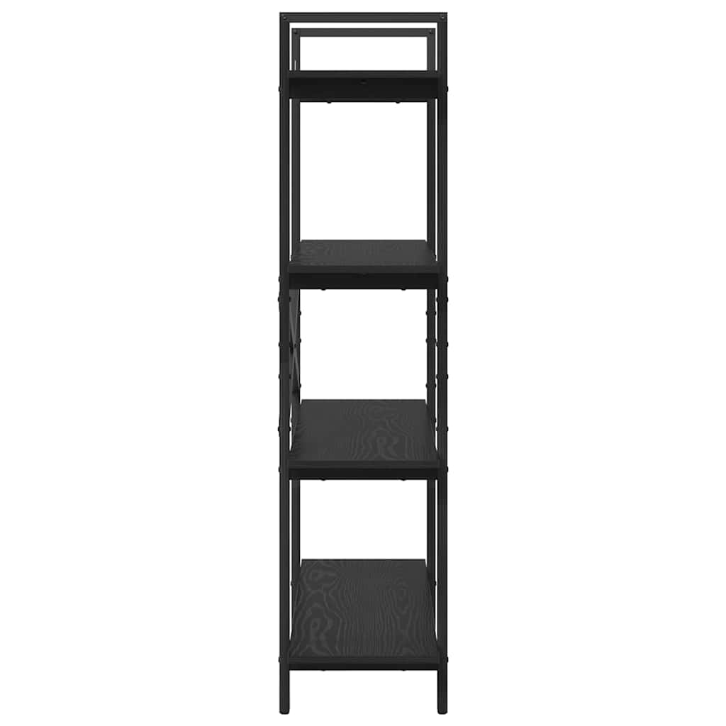 Libreria Rovere Nero 100 x 33,5 x 140 cm Legno multistrato