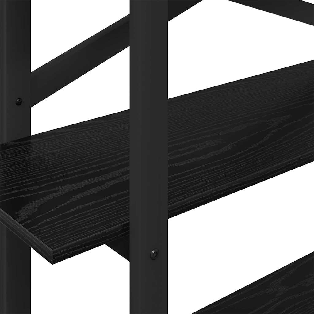 Libreria Rovere Nero 100 x 33,5 x 102 cm Legno multistrato