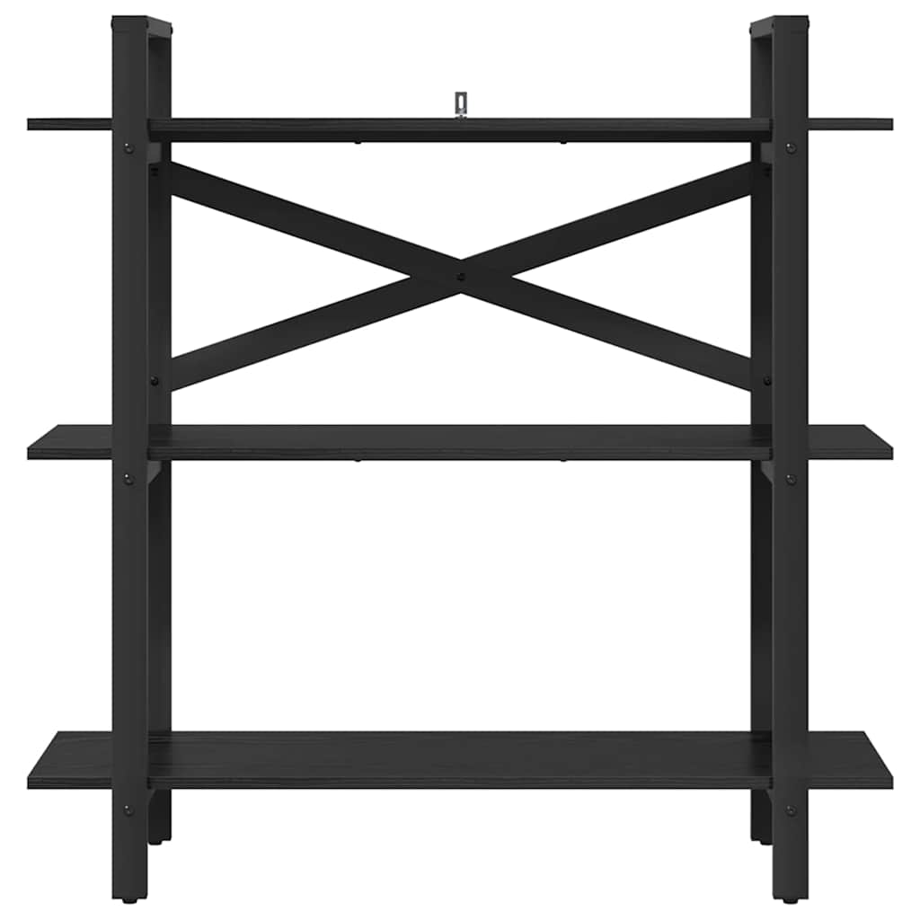 Libreria Rovere Nero 100 x 33,5 x 102 cm Legno multistrato