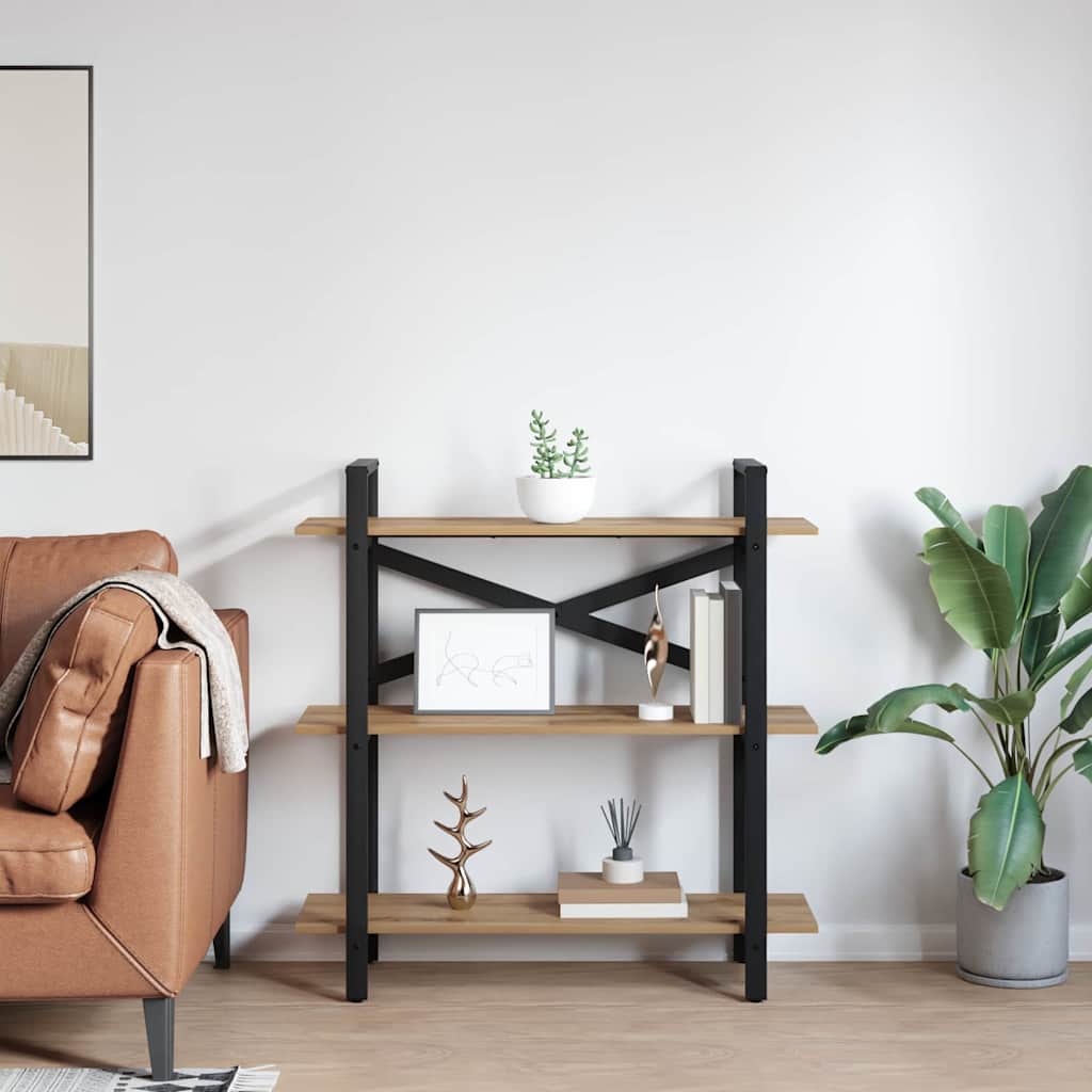 Libreria Rovere artigianale 100 x 33,5 x 102 cm