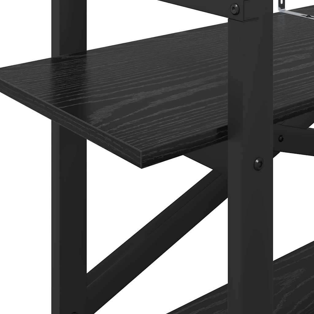 Libreria Rovere Nero 100 x 33,5 x 64 cm Legno multistrato