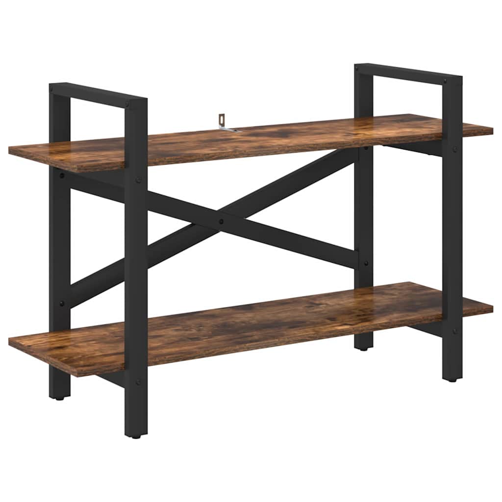 Libreria Rovere fumé 100 x 33,5 x 64 cm Legno multistrato