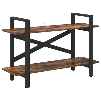 Libreria Rovere fumé 100 x 33,5 x 64 cm Legno multistrato