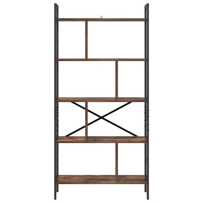 Libreria Rovere fumé 75 x 30 x 156 cm Legno multistrato | homemem39