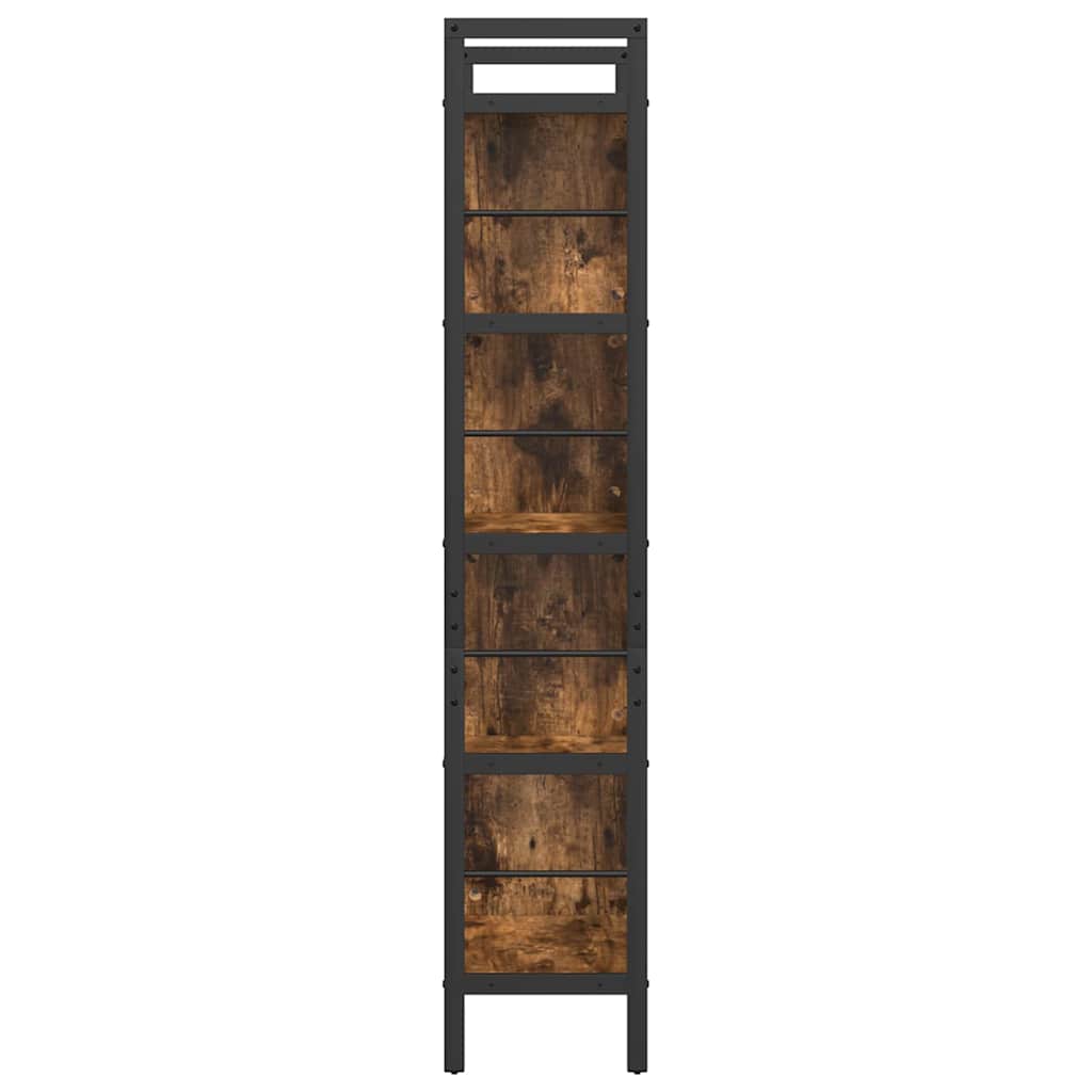 Libreria Rovere fumé 75 x 30 x 156 cm Legno multistrato | homemem39