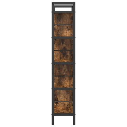 Libreria Rovere fumé 75 x 30 x 156 cm Legno multistrato | homemem39