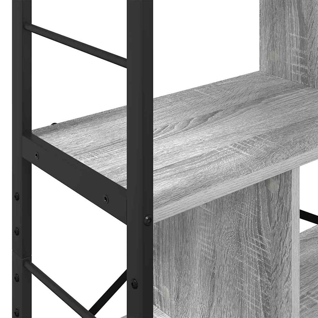 Libreria Grigio Sonoma 75 x 30 x 156 cm Legno multistrato | homemem39