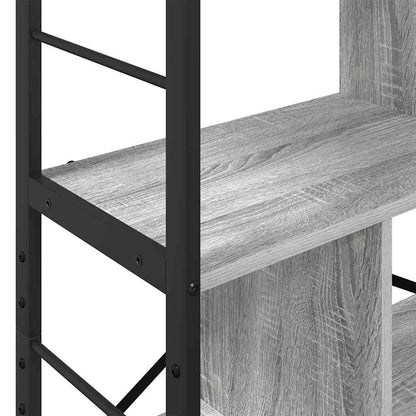 Libreria Grigio Sonoma 75 x 30 x 156 cm Legno multistrato | homemem39