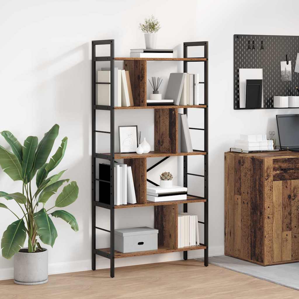 Libreria Legno vecchio 75 x 30 x 156 cm Legno multistrato | homemem39