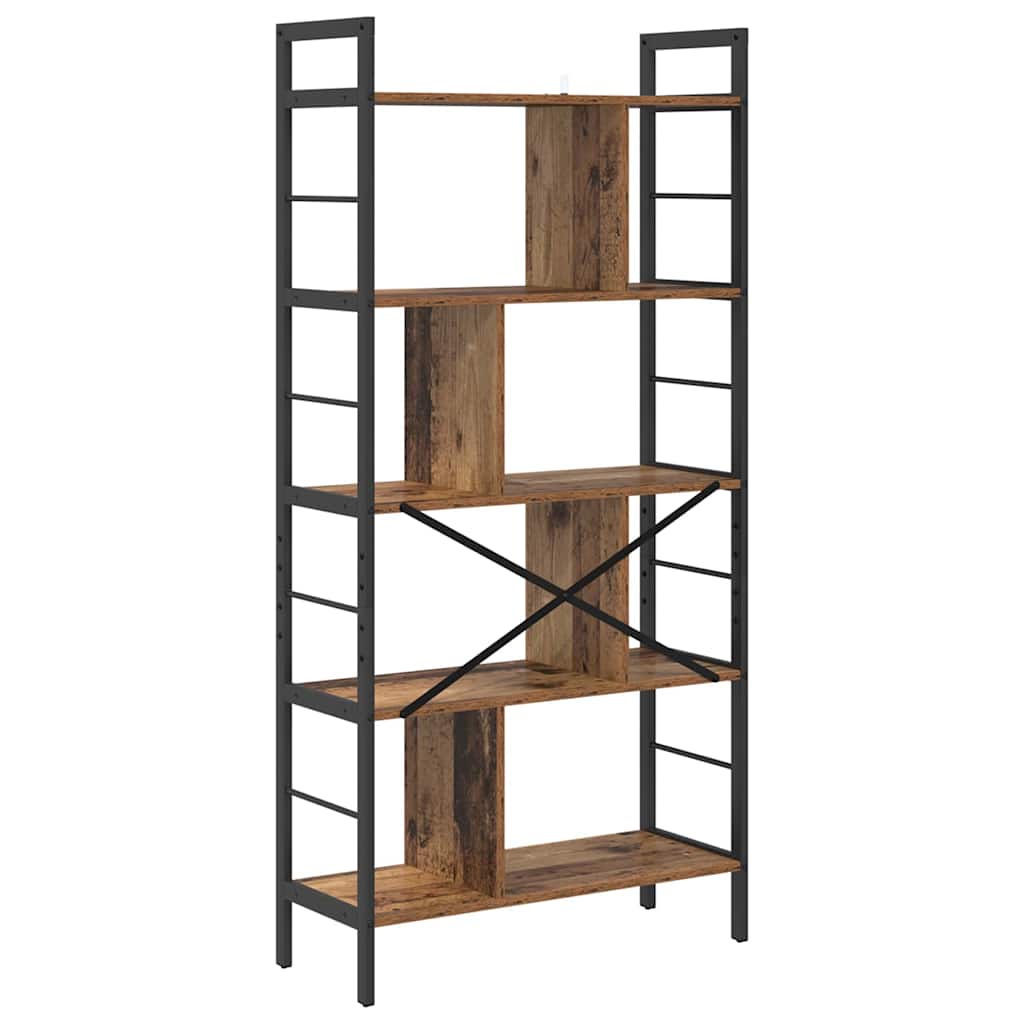 Libreria Legno vecchio 75 x 30 x 156 cm Legno multistrato | homemem39