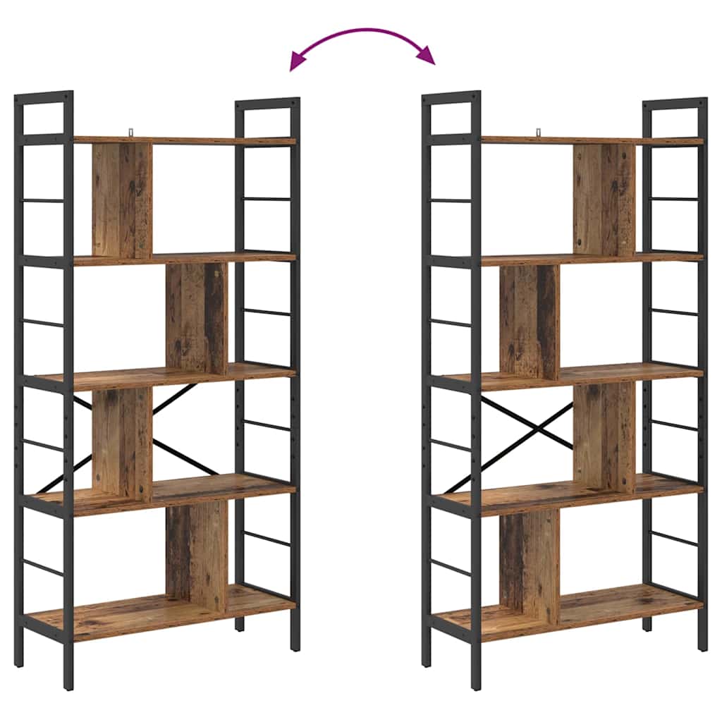 Libreria Legno vecchio 75 x 30 x 156 cm Legno multistrato | homemem39
