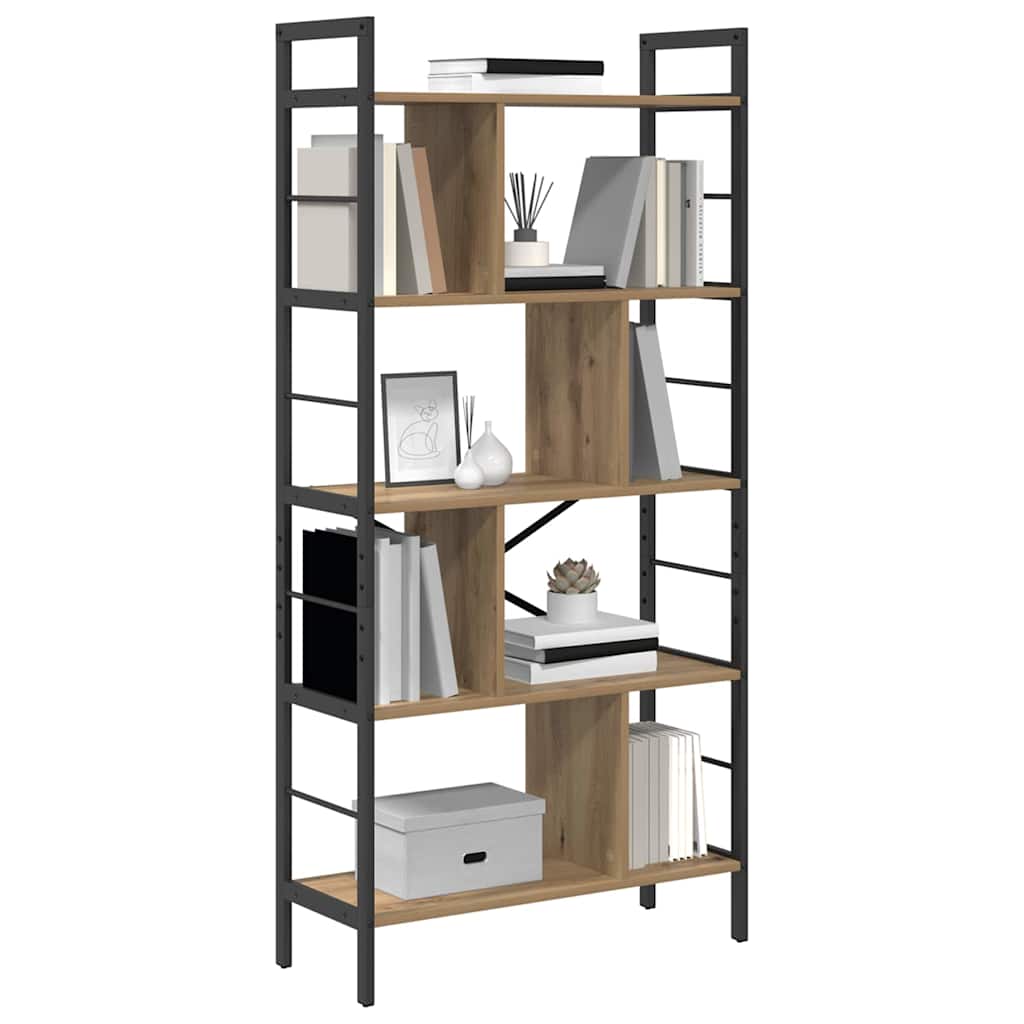 Libreria 9 livelli 75 x 30 x 156 cm Legno multistrato | homemem39