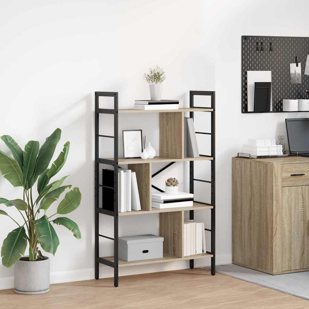 Libreria Rovere Sonoma 75 x 30 x 123,5 cm Legno multistrato | homemem39
