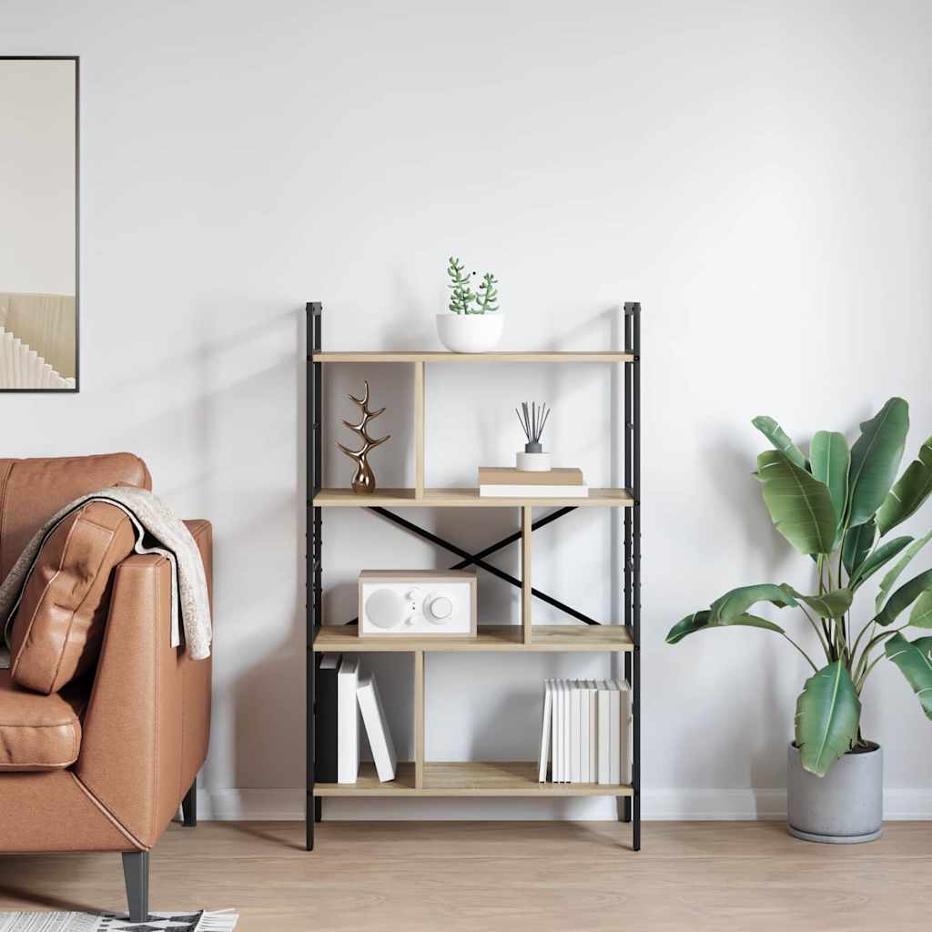Libreria Rovere Sonoma 75 x 30 x 123,5 cm Legno multistrato | homemem39