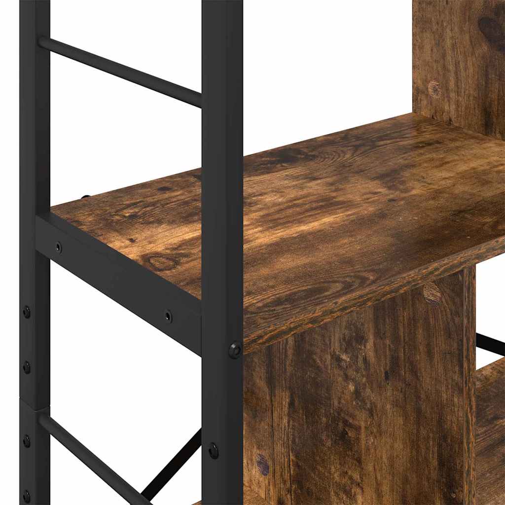 Libreria Rovere fumé 75 x 30 x 123,5 cm Legno multistrato | homemem39