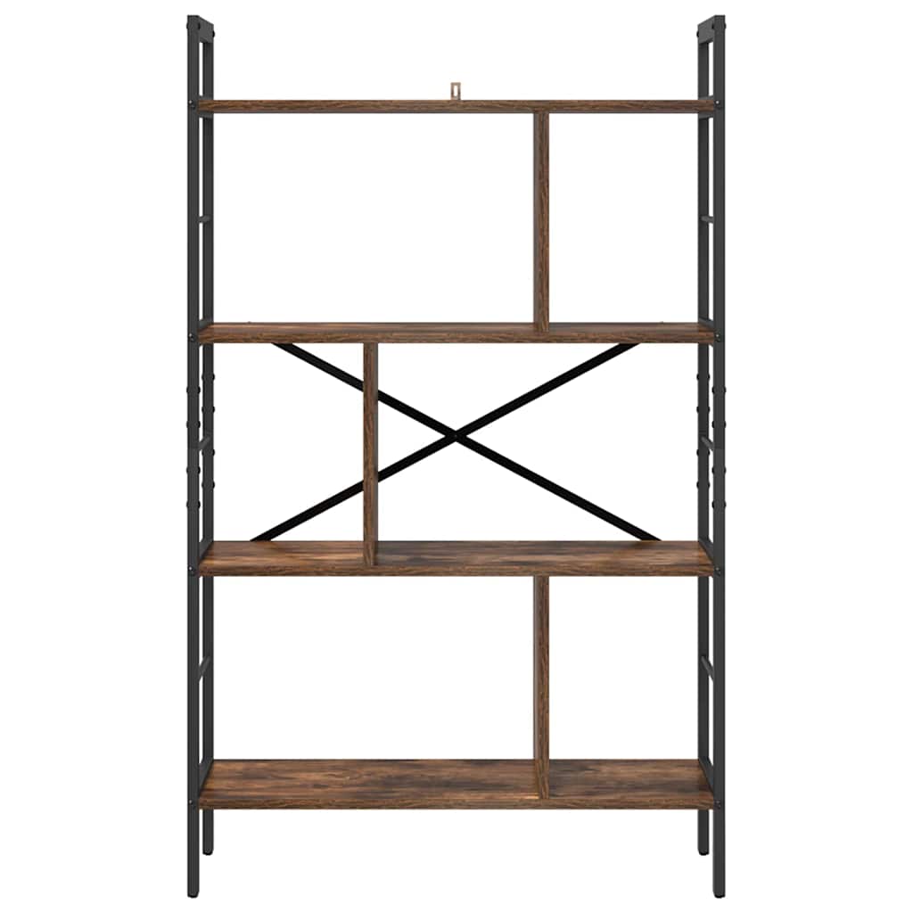 Libreria Rovere fumé 75 x 30 x 123,5 cm Legno multistrato | homemem39