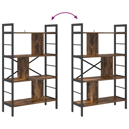 Libreria Rovere fumé 75 x 30 x 123,5 cm Legno multistrato | homemem39