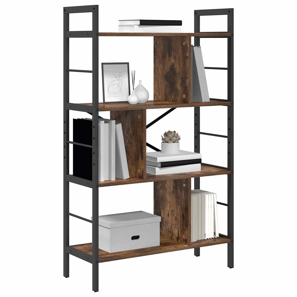 Libreria Rovere fumé 75 x 30 x 123,5 cm Legno multistrato | homemem39
