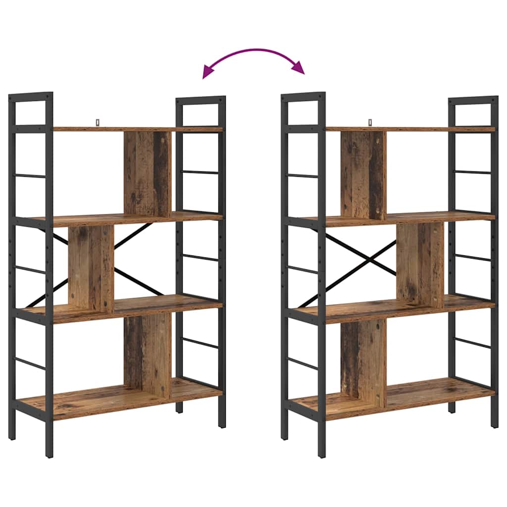Libreria Legno vecchio 75 x 30 x 123,5 cm Legno multistrato | homemem39