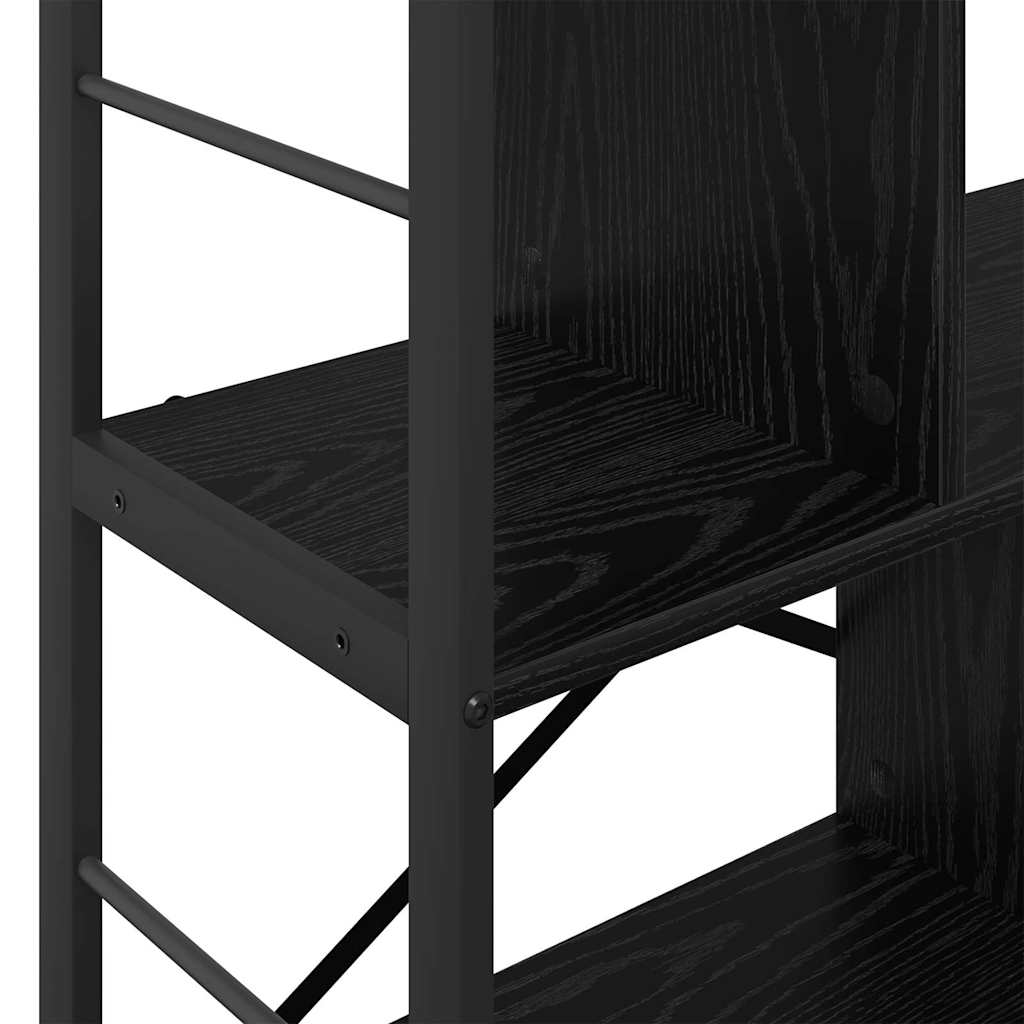 Libreria Rovere Nero 75 x 30 x 91 cm Legno multistrato | homemem39