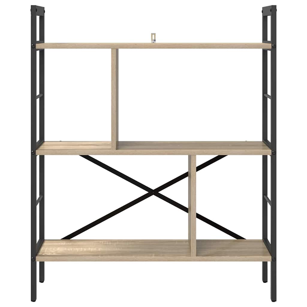 Libreria Rovere Sonoma 75 x 30 x 91 cm Legno multistrato | homemem39