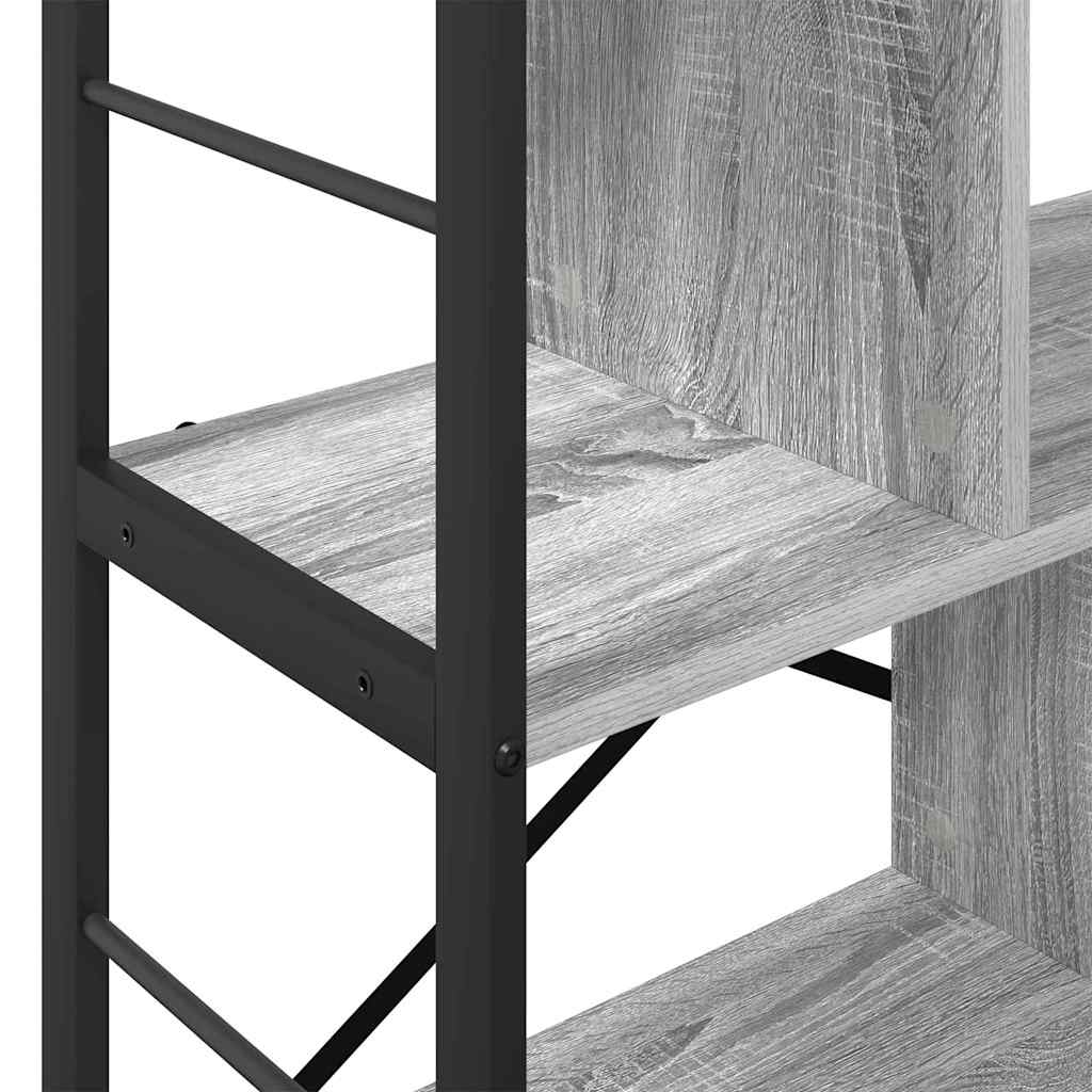 Libreria Grigio Sonoma 75 x 30 x 91 cm Legno multistrato | homemem39