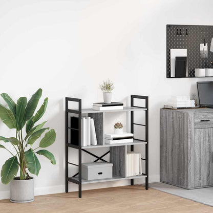 Libreria Grigio Sonoma 75 x 30 x 91 cm Legno multistrato | homemem39