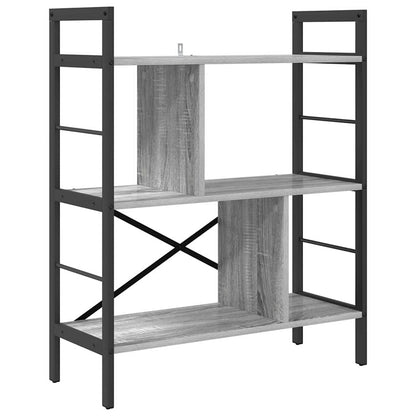 Libreria Grigio Sonoma 75 x 30 x 91 cm Legno multistrato | homemem39